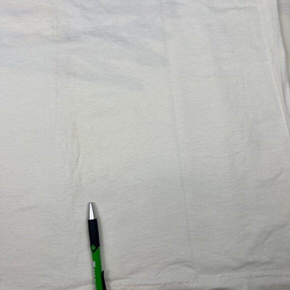 Vintage White Nascar 50th Anniversary Moog Chasis Parts Hanes T Shirt Mens L - Picture 11 of 15